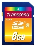 Transcend SDHC 8Gb Class 10 (TS8GSDHC10)